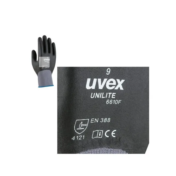 دستکش ایمنی کف مواد یووکس uvex unilite 6610F