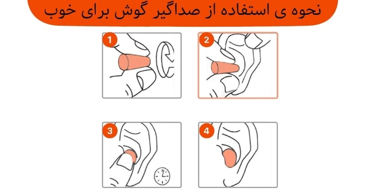 نحوه ی استفاده از صداگیر گوش برای خوب